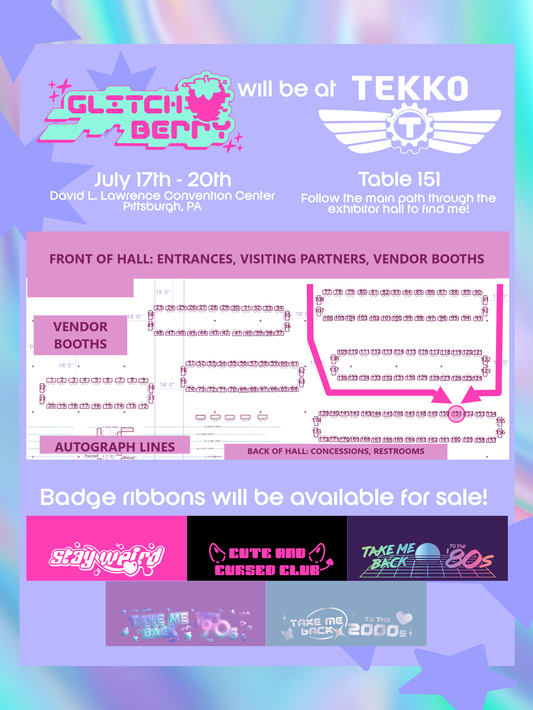 GlitchBerry is coming to Tekkocon!