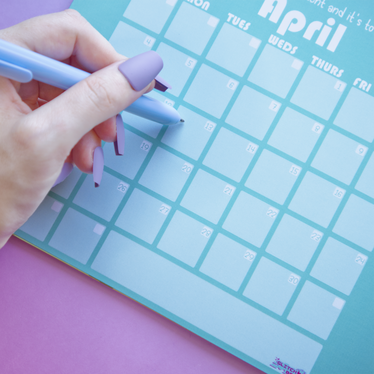 Unhinged Affirmations Illustrated 2027 Wall Calendar