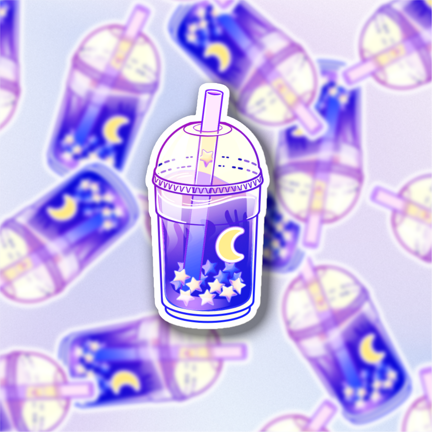 Star Boba Vinyl Sticker