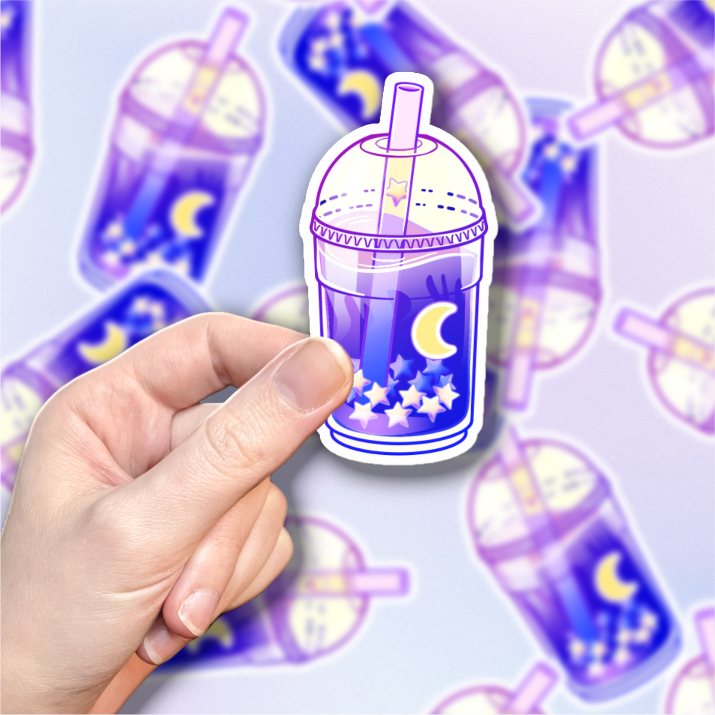 Star Boba Vinyl Sticker
