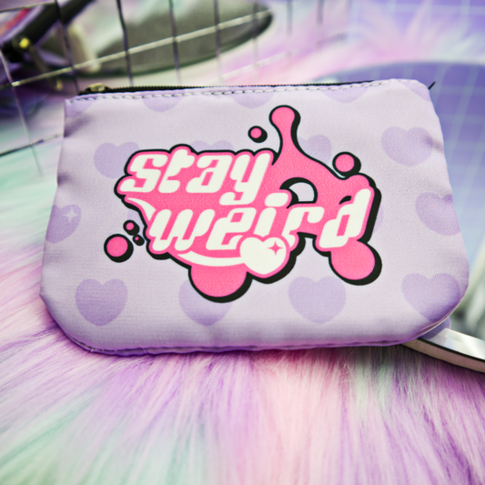 Stay Weird Coin and Trinket Purse