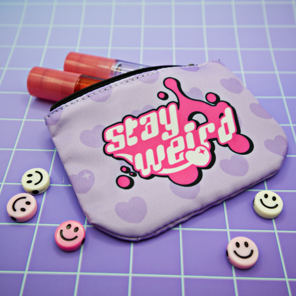 Stay Weird Coin and Trinket Purse