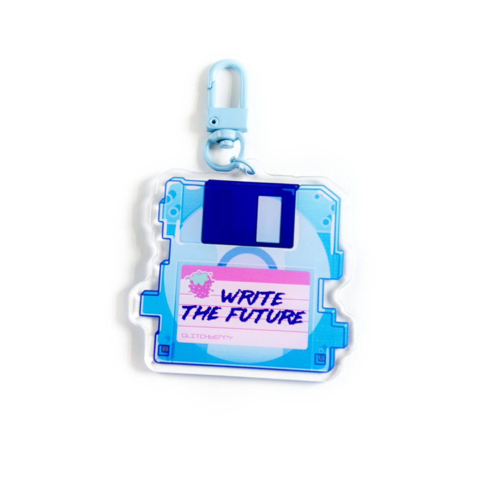 Write the Future Acrylic Keychain