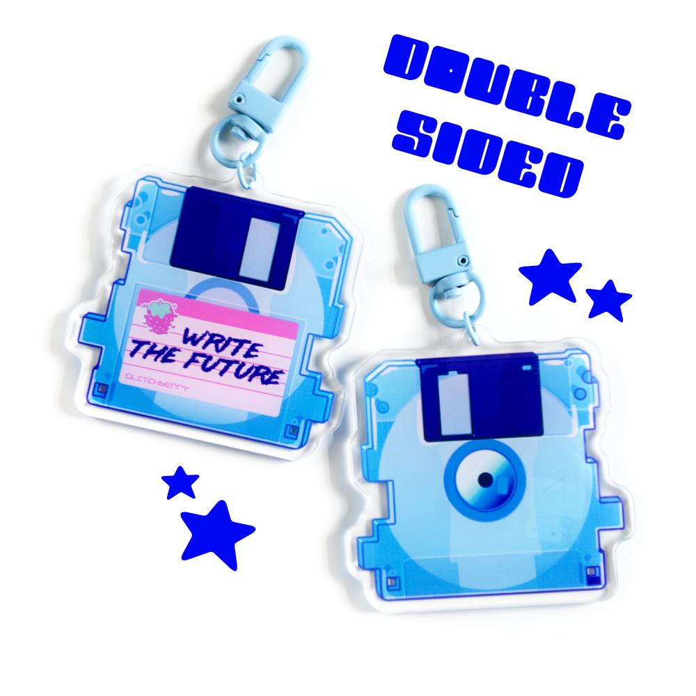 Write the Future Acrylic Keychain