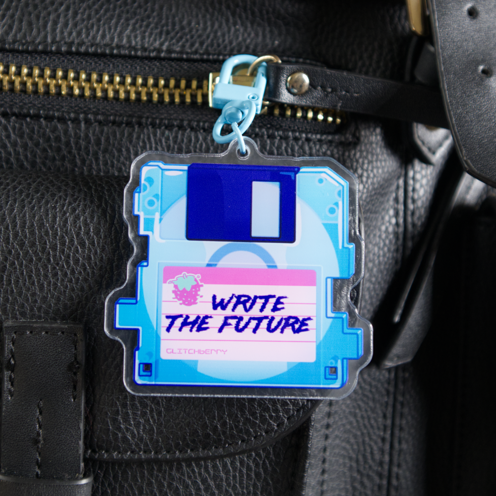 Write the Future Acrylic Keychain