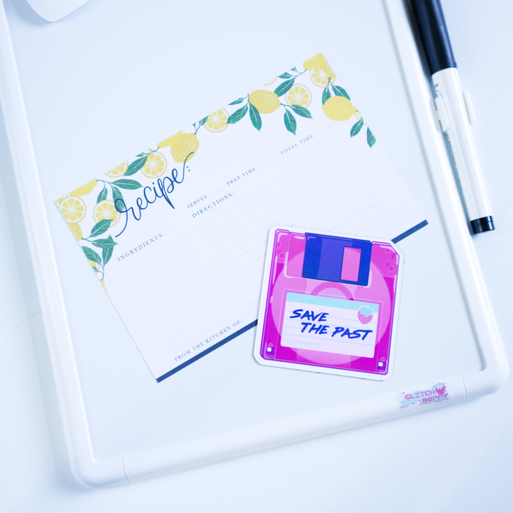 "Save the Past" Fridge Magnet