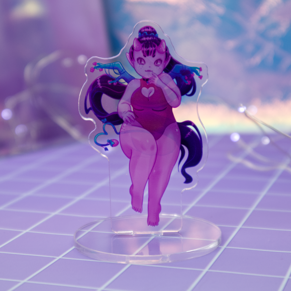 Chibi Lilichi Mini Mascot Acrylic Standee