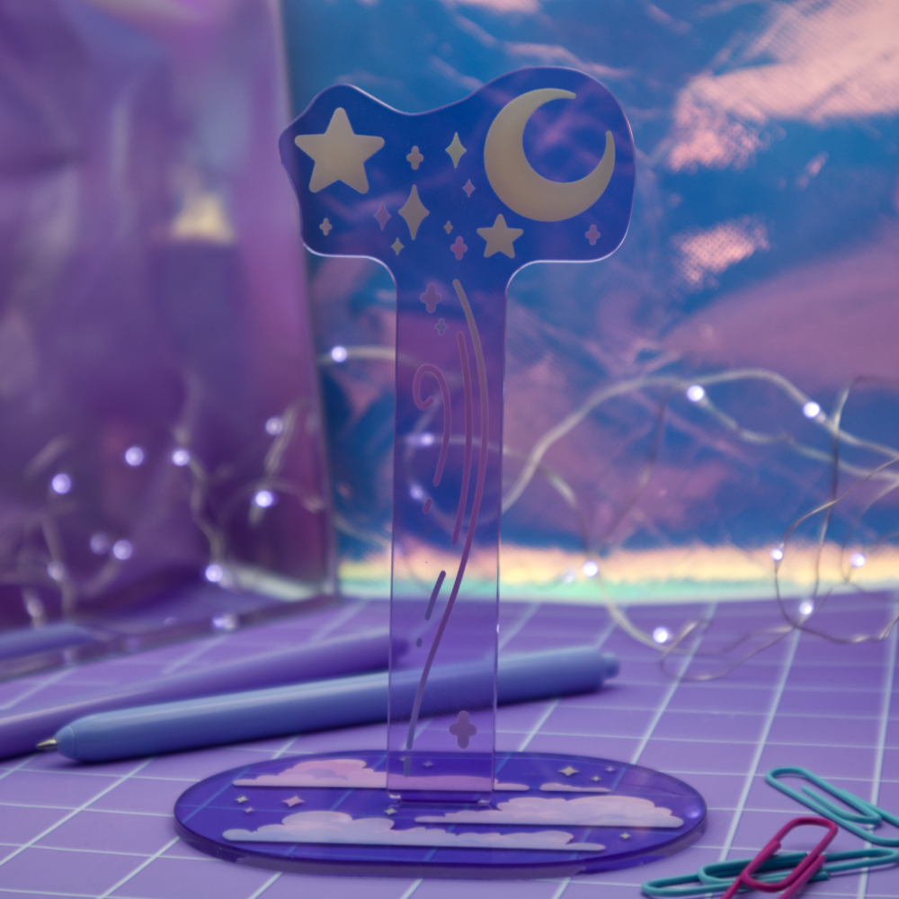 Starry Night Tower Acrylic Standee