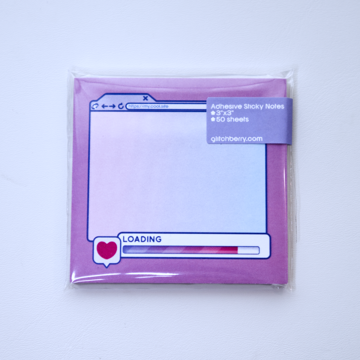 Cool Website Sticky Note Pad