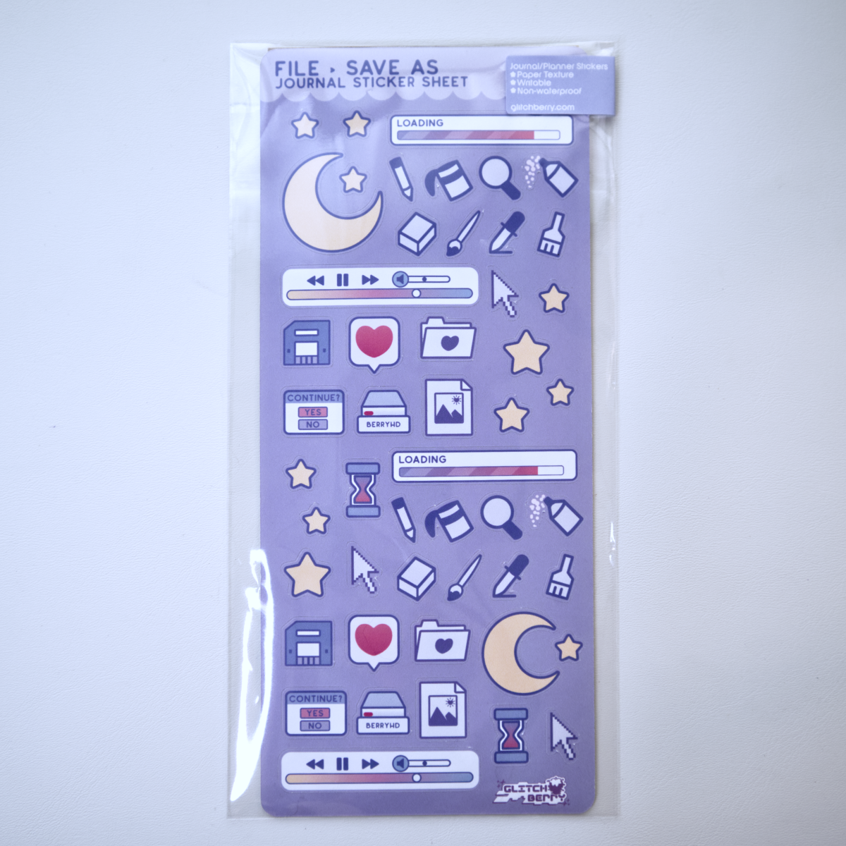 File > Save As Journal Sticker Sheet