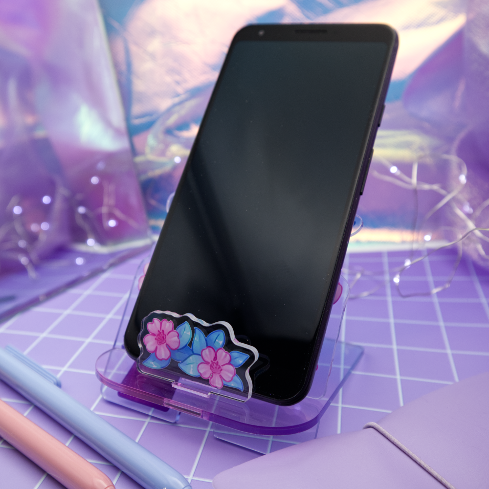 Sakura Phone Holder Acrylic Standee