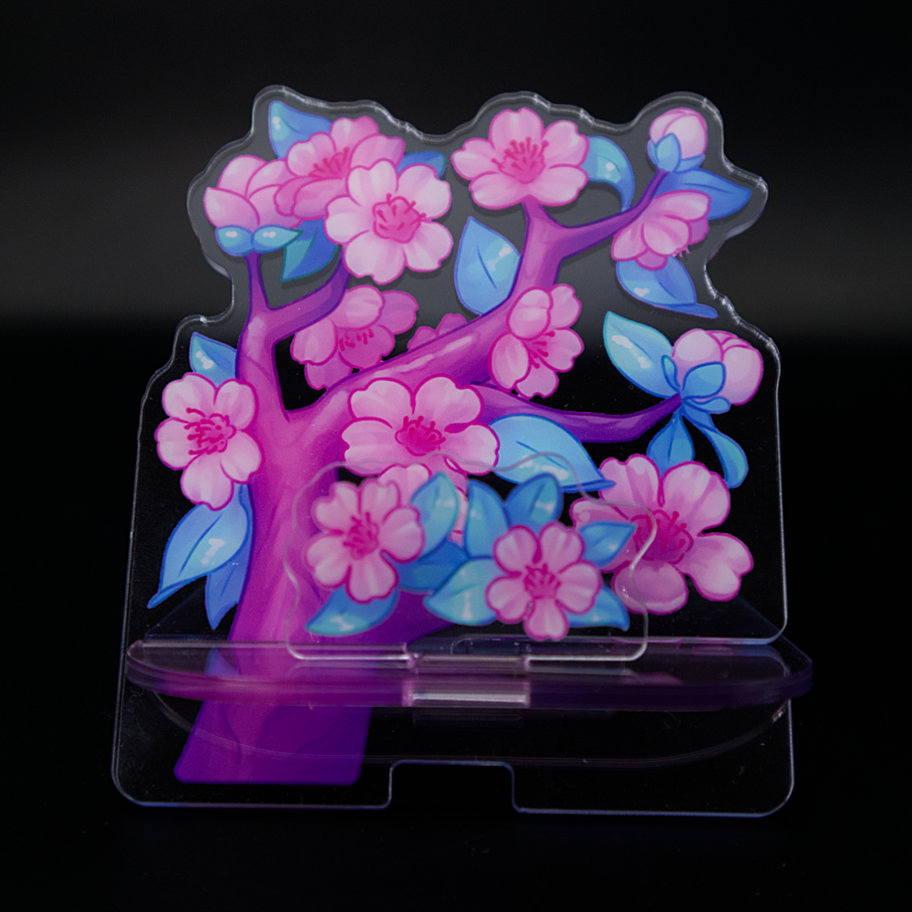 Sakura Phone Holder Acrylic Standee