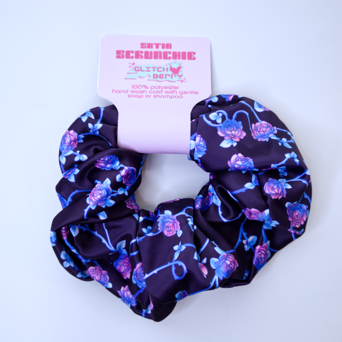 Enchanted Thorns Satin Scrunchie