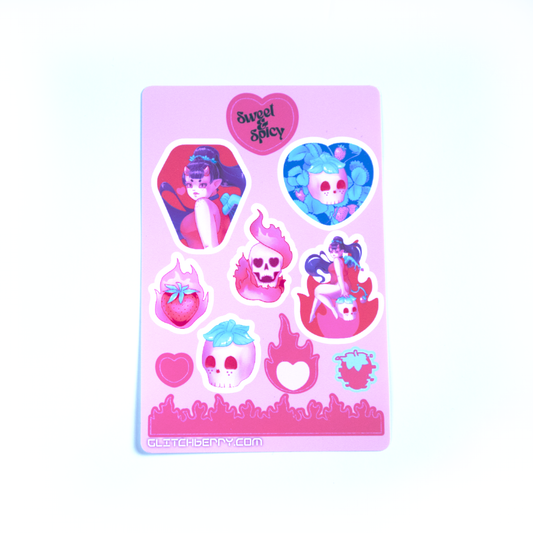 Sweet and Spicy Sticker Sheet