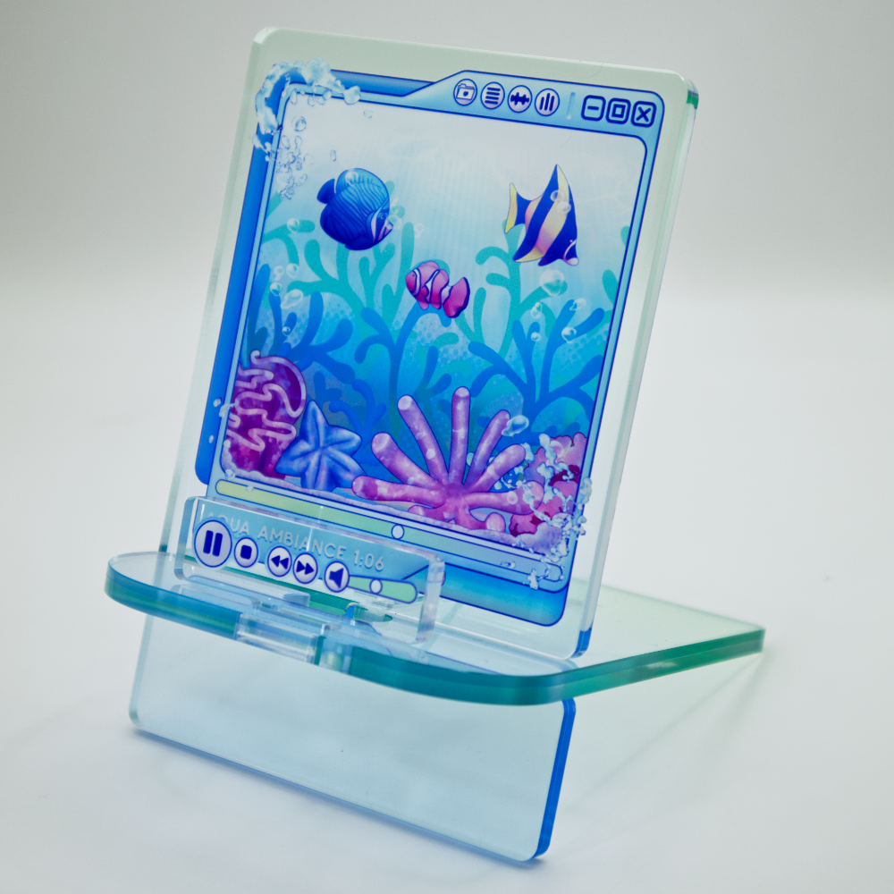 Aqua Ambiance Phone Holder Acrylic Standee