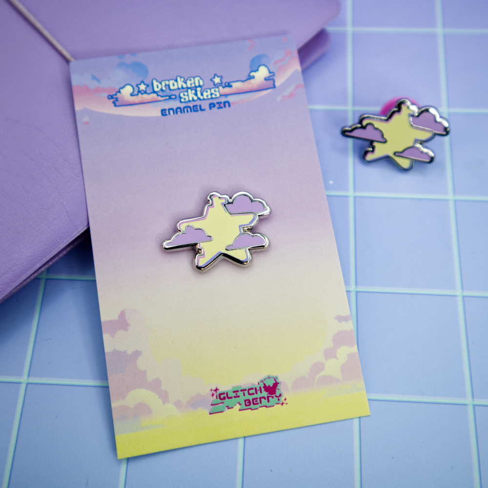 Mini Star Vaporwave Enamel Pin