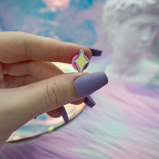 Mini Twinkle Vaporwave Filler Enamel Pin