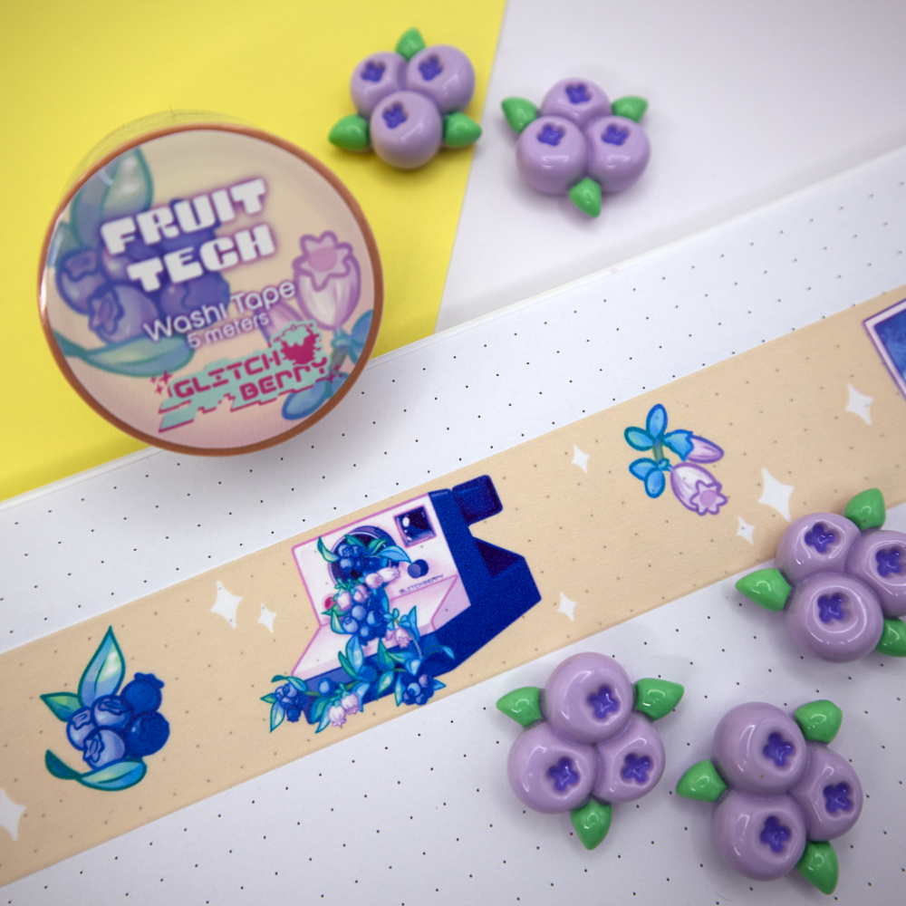 Blueberry Camera Washi Tape