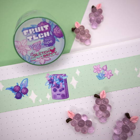 Raspberry Game Toy Washi Tape