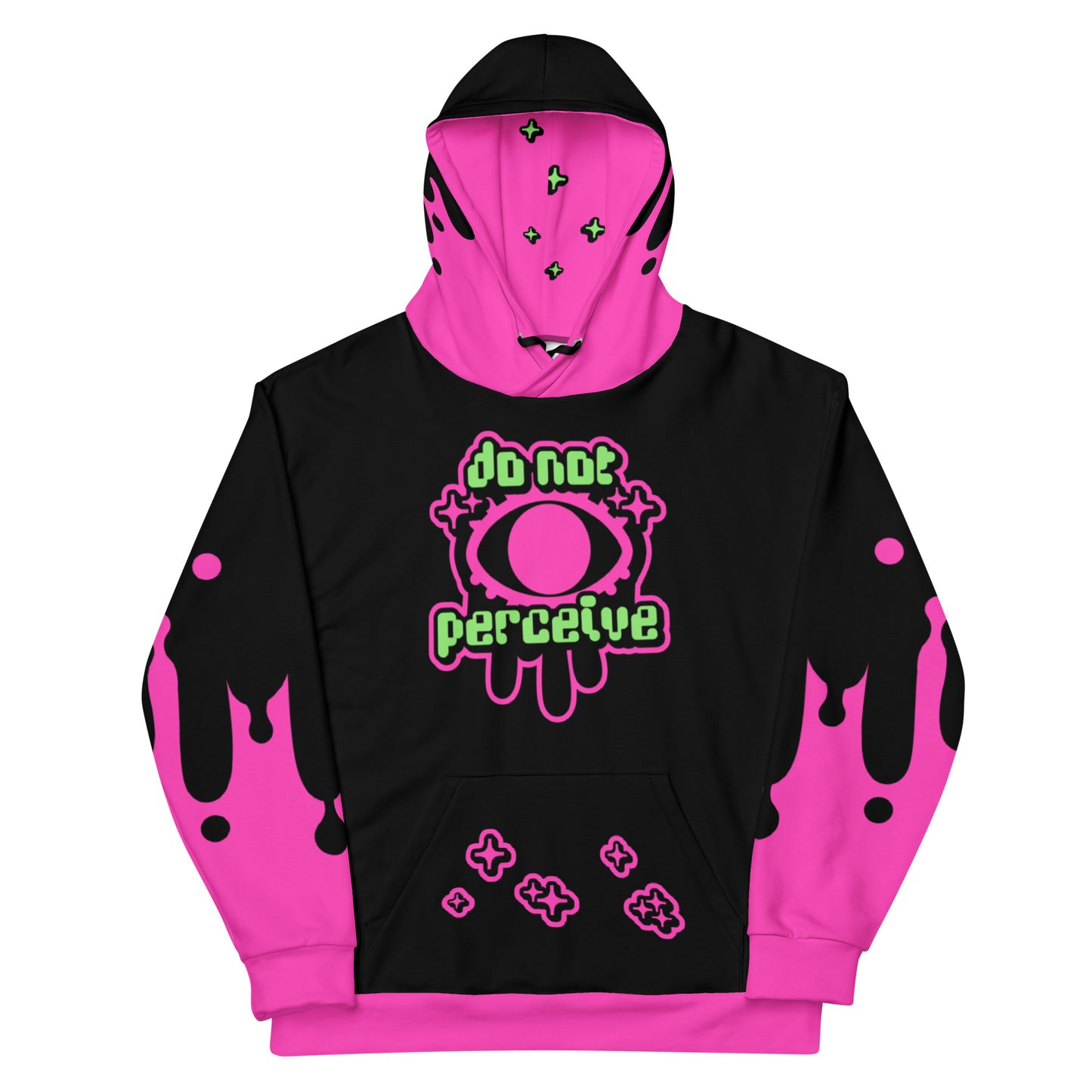 Do Not Perceive Full-Print Pullover Hoodie