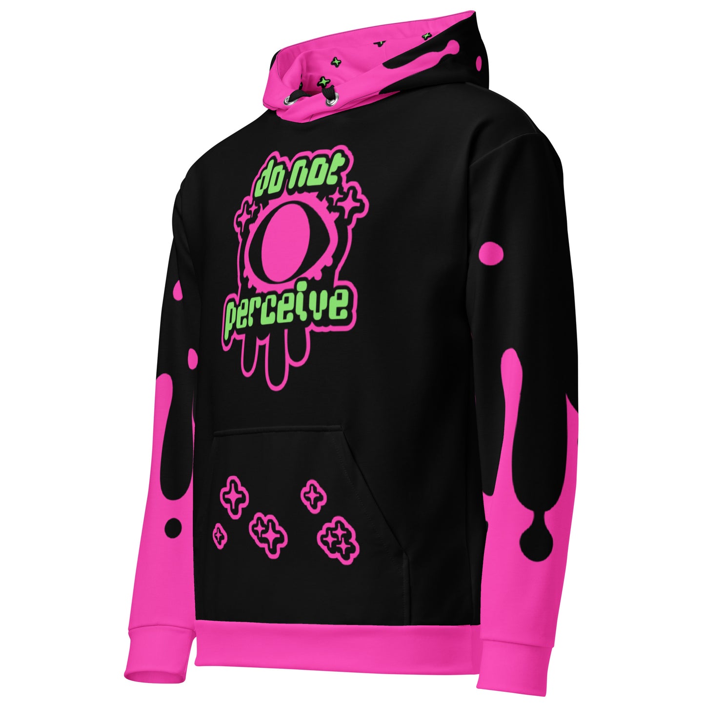 Do Not Perceive Full-Print Pullover Hoodie