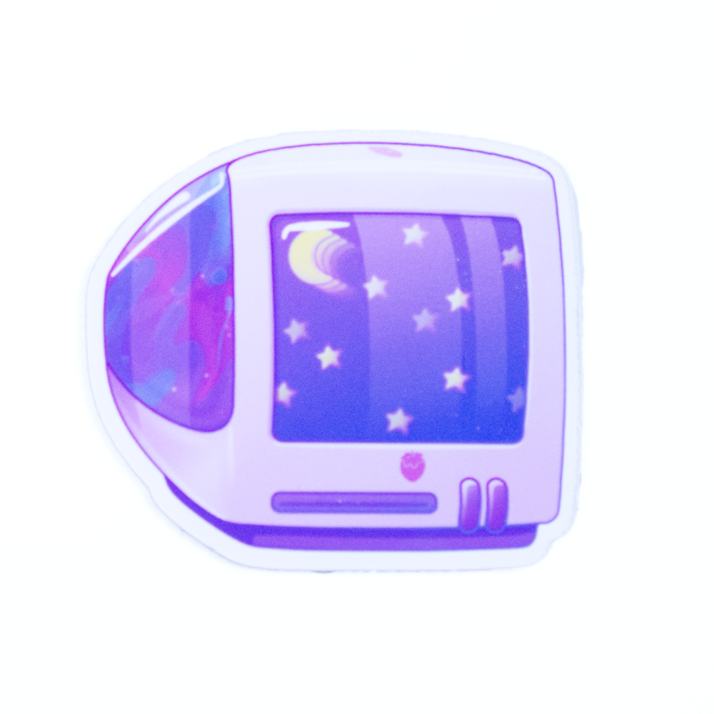 "Celestial iBerry" Y2K Computer-Inspired Fridge Magnet