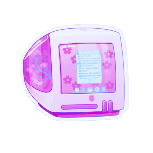 "Sakura iBerry" Y2K Computer-Inspired Fridge Magnet