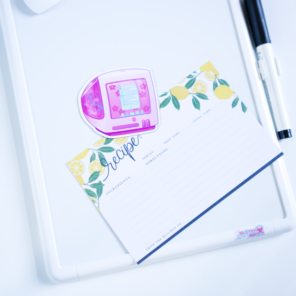 "Sakura iBerry" Y2K Computer-Inspired Fridge Magnet