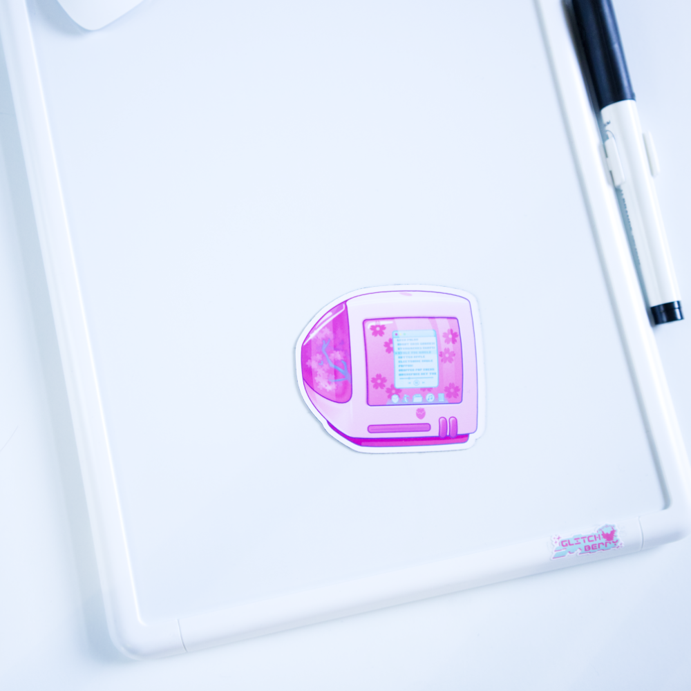 "Sakura iBerry" Y2K Computer-Inspired Fridge Magnet