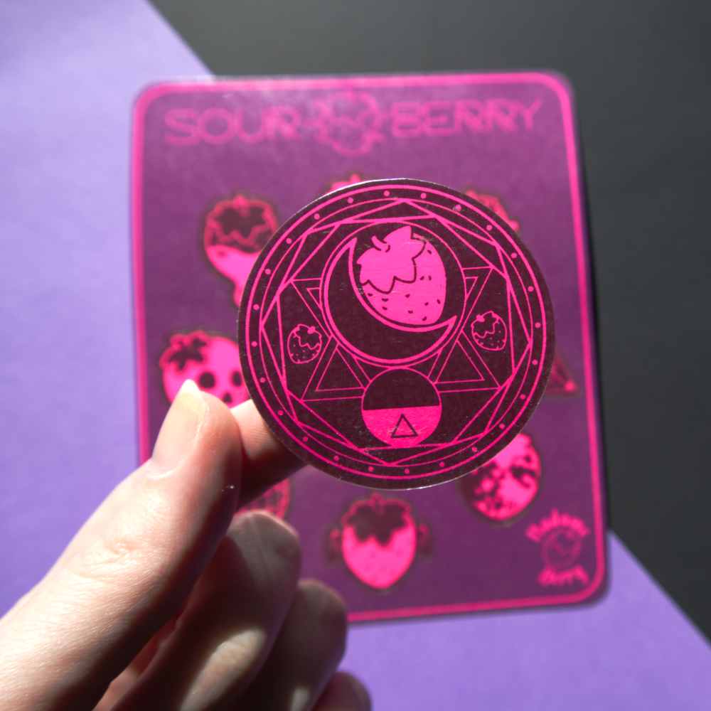 Sour Berry B-grade Sticker Sheet