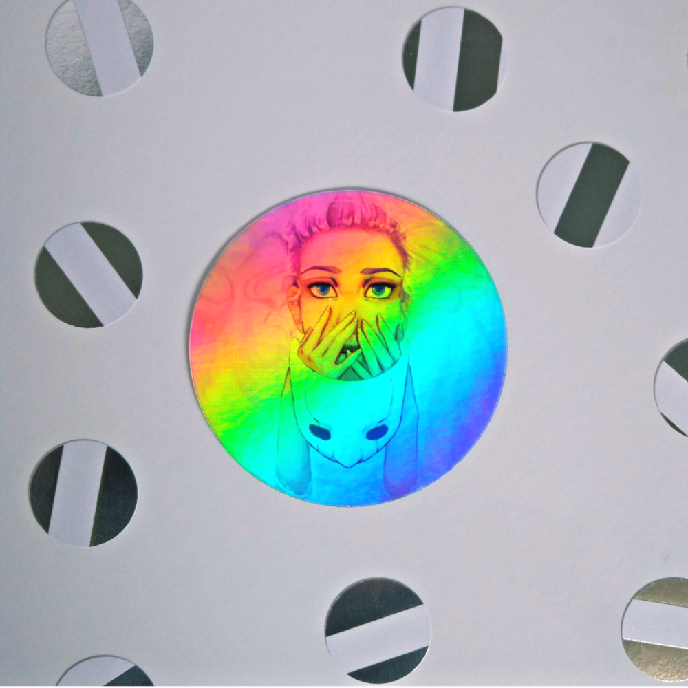 「Static Entities」 Holo Sticker