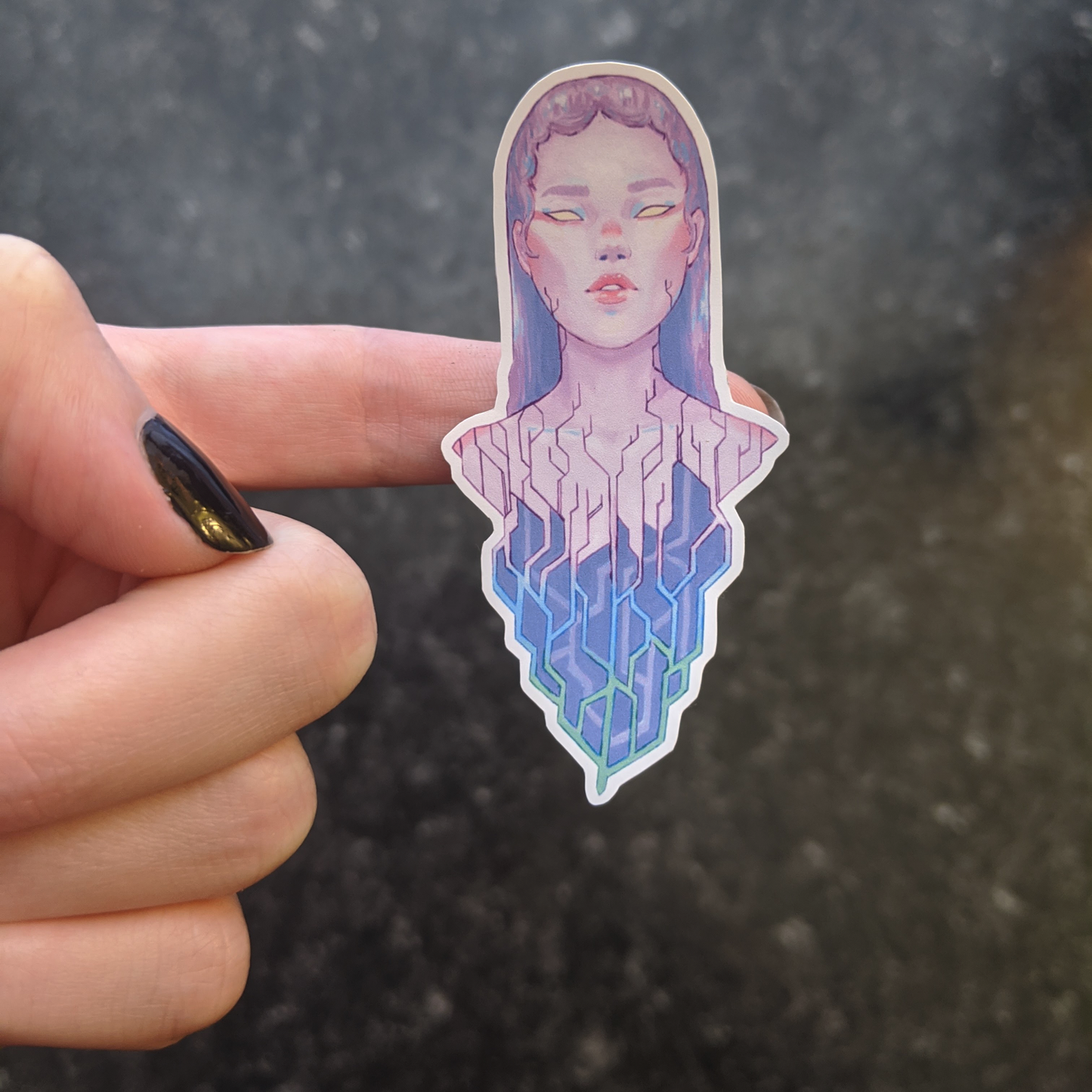 Heart of the System Sticker