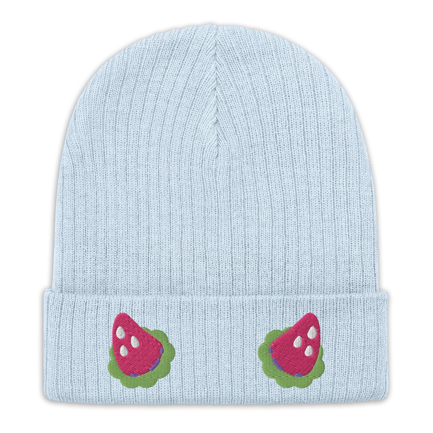 Strawberry Horns Knit Beanie