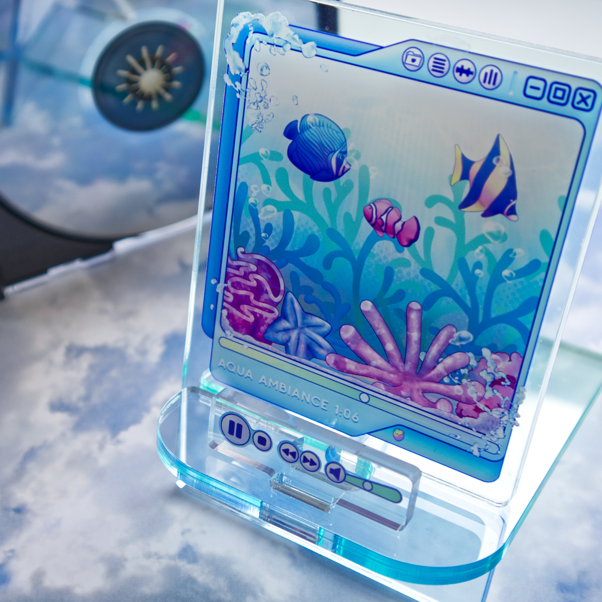 Aqua Ambiance Phone Holder Acrylic Standee