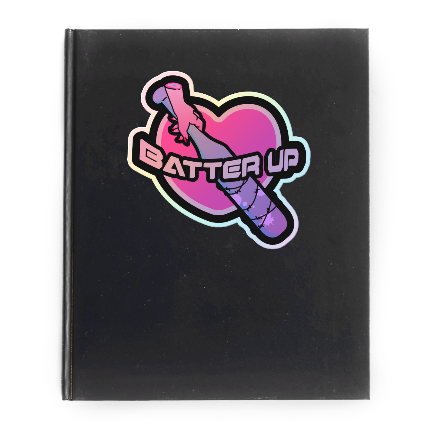 「Batter Up」 Holographic Sticker