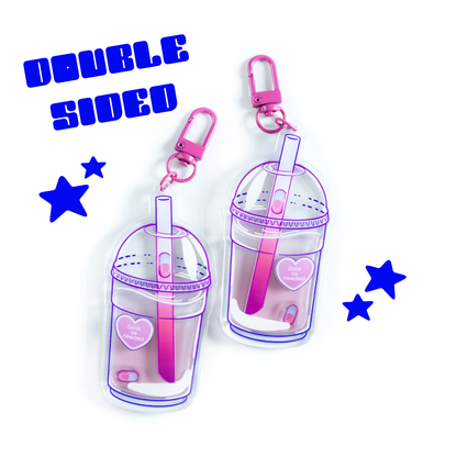 Pill Boba Shaker Acrylic Keychain B-GRADE