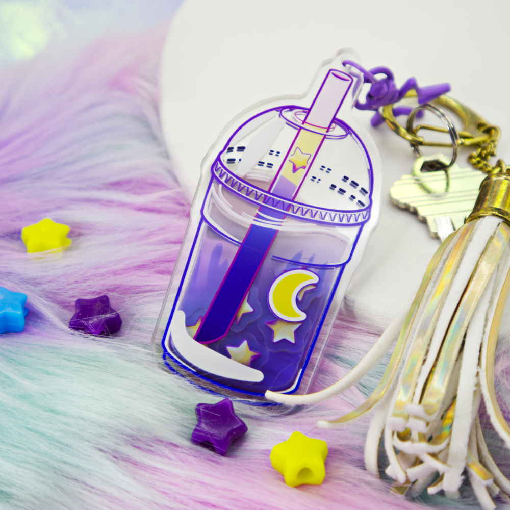 Star Boba Shaker Acrylic Keychain