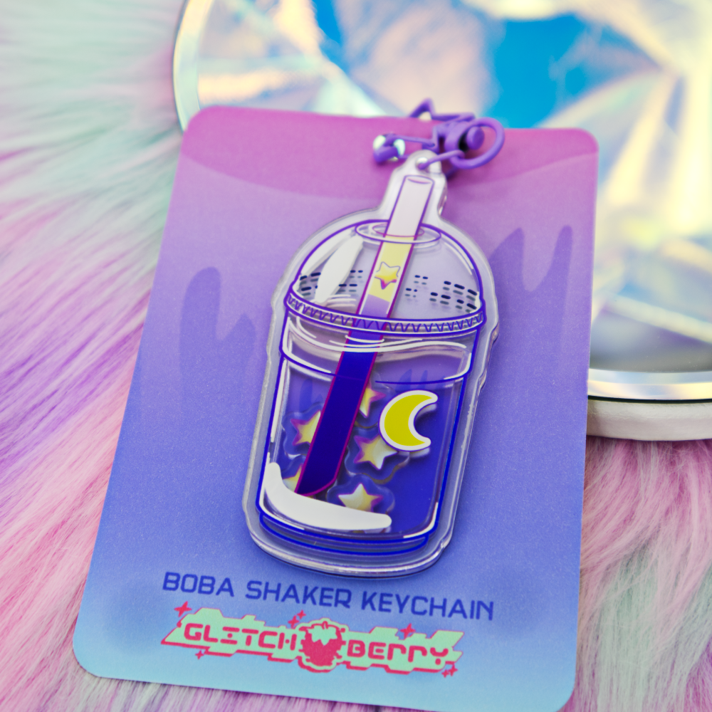 Star Boba Shaker Acrylic Keychain