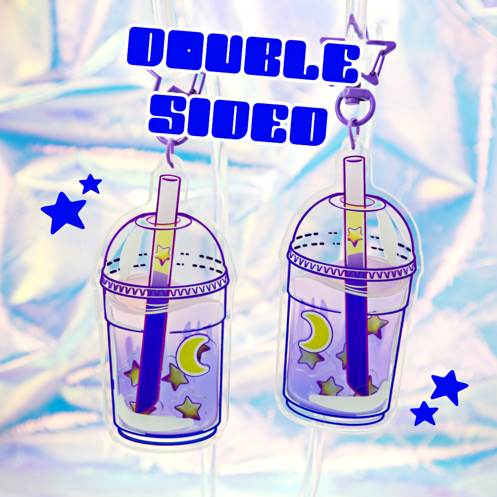 Star Boba Shaker Acrylic Keychain