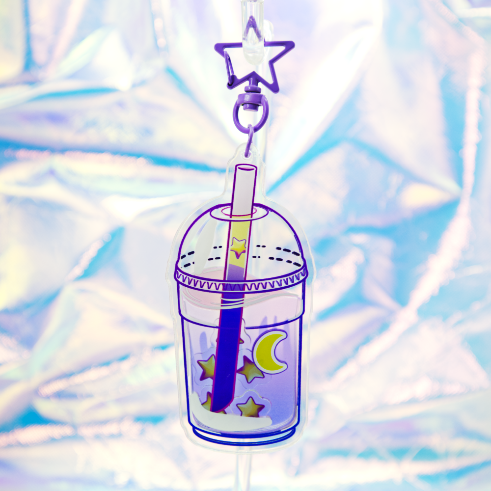 Star Boba Shaker Acrylic Keychain