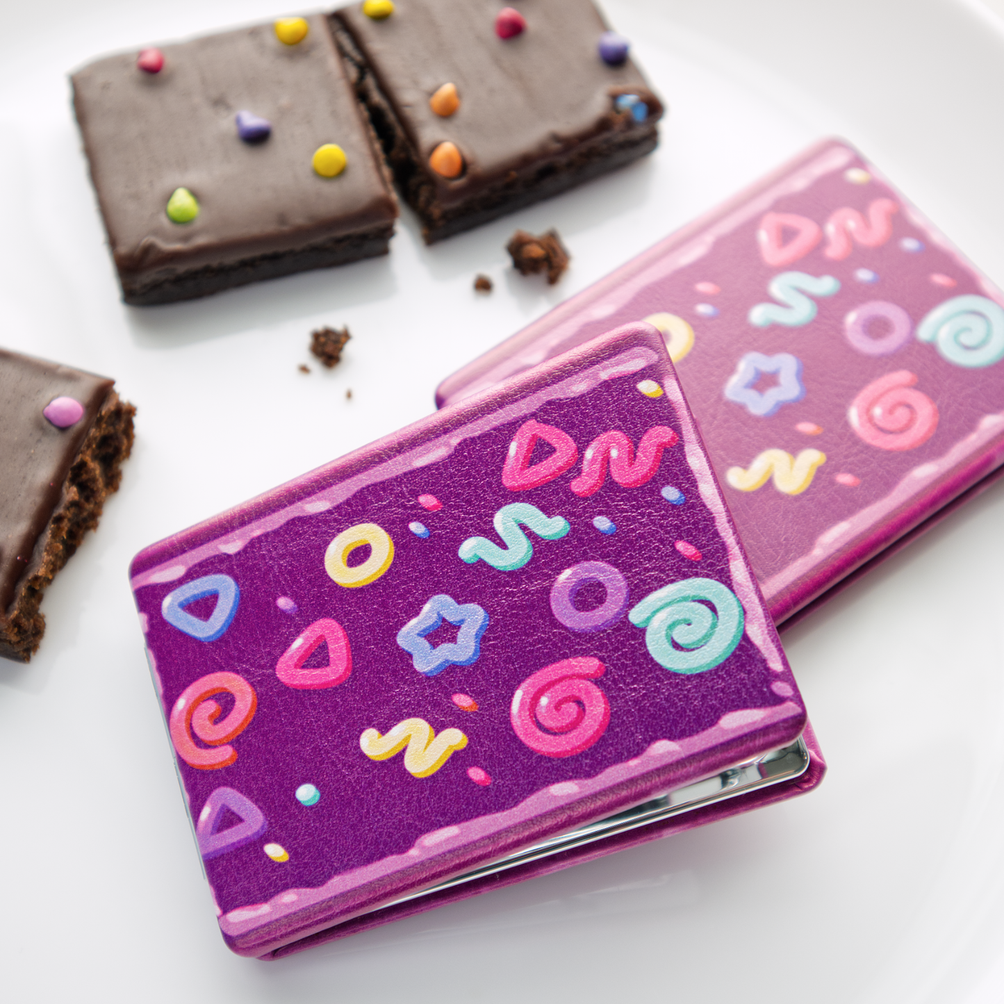 Confetti Brownie Compact Mirror-Accessories-GlitchBerry