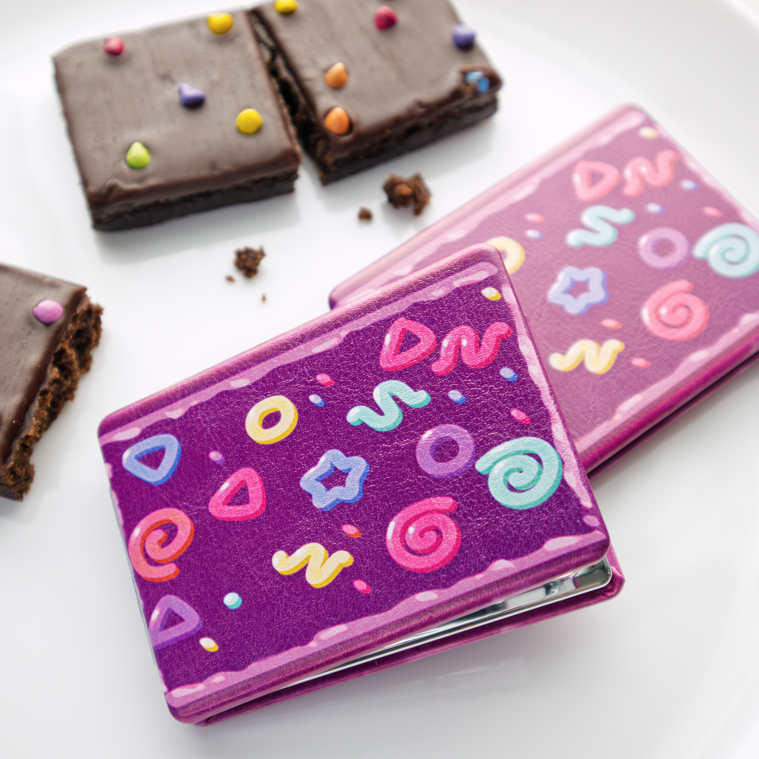 Confetti Brownie Compact Mirror-Accessories-GlitchBerry