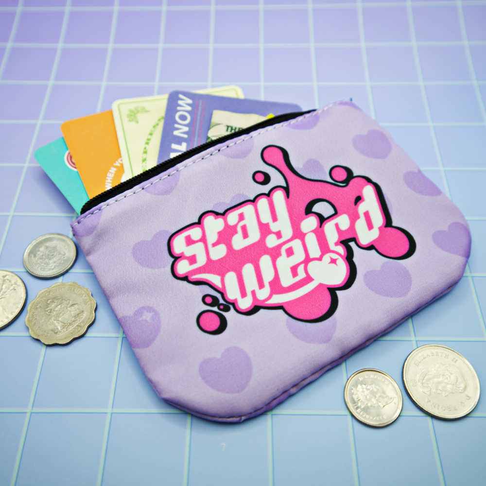 Stay Weird Coin Purse