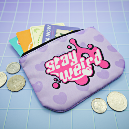 Stay Weird Coin and Trinket Purse