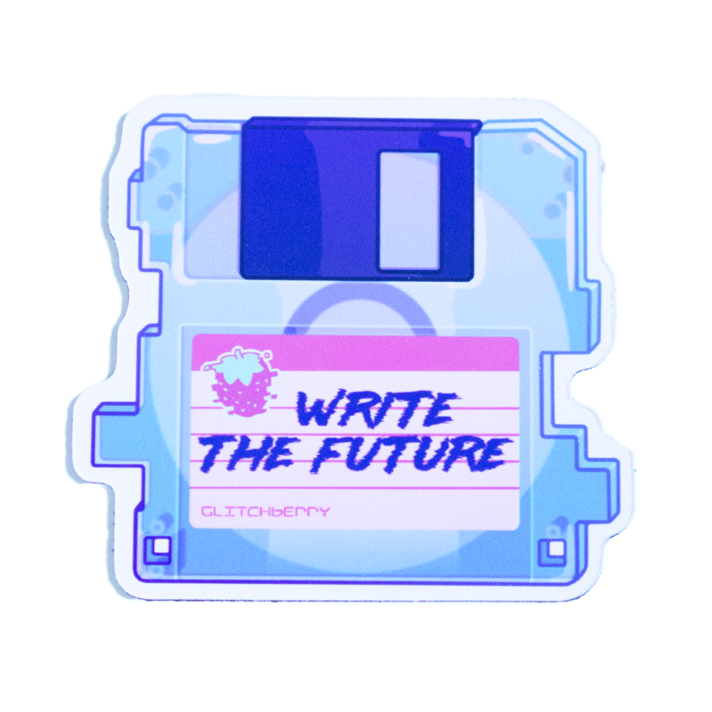 "Write the Future" Fridge Magnet