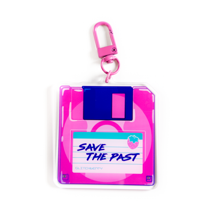 Save the Past Acrylic Keychain