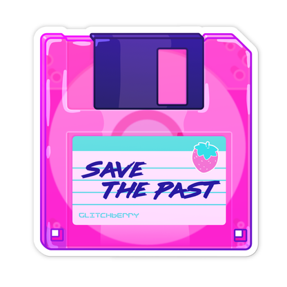 "Save the Past" Vinyl Sticker