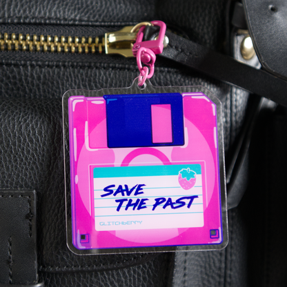 Save the Past Acrylic Keychain