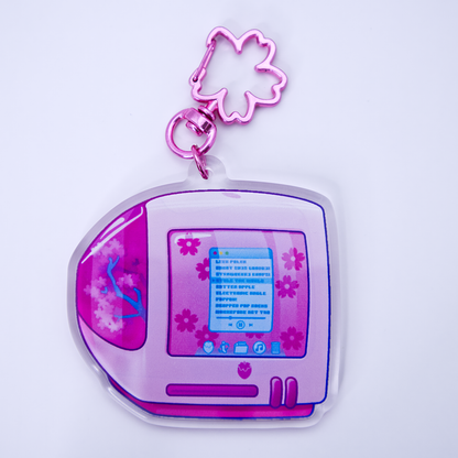 Sakura "iBerry" Computer Acrylic Keychain