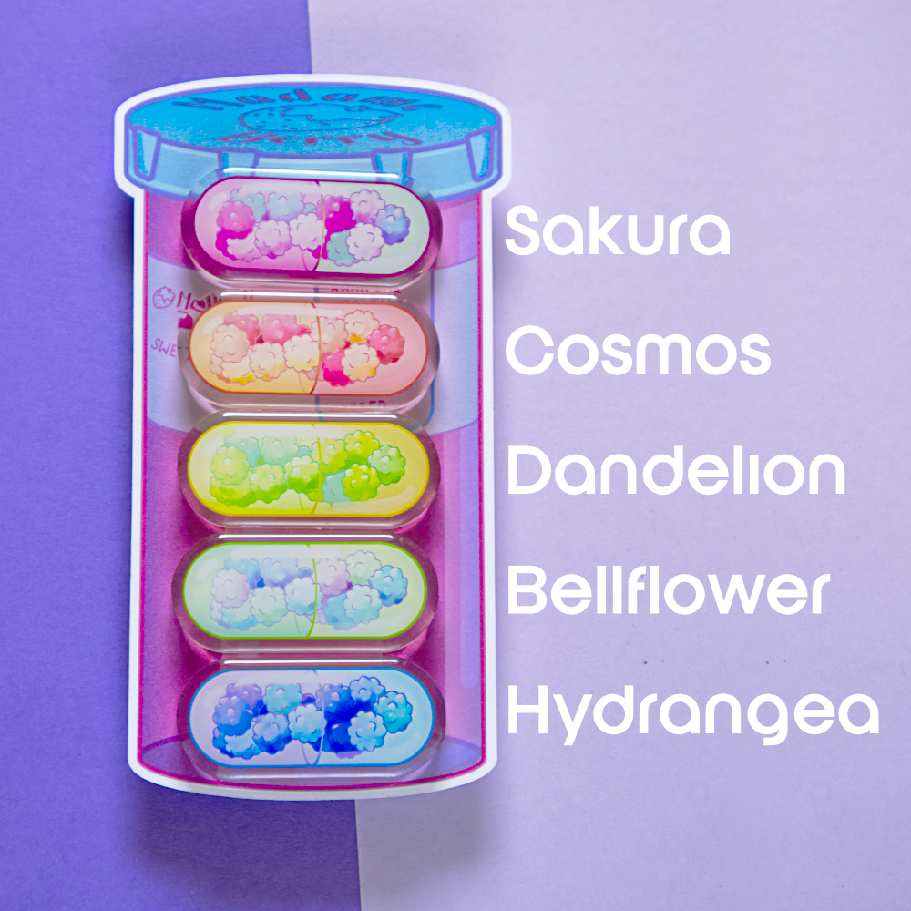 Candy Capsule Acrylic Pin